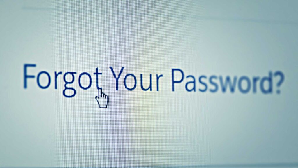 "Forgot Your Password?"