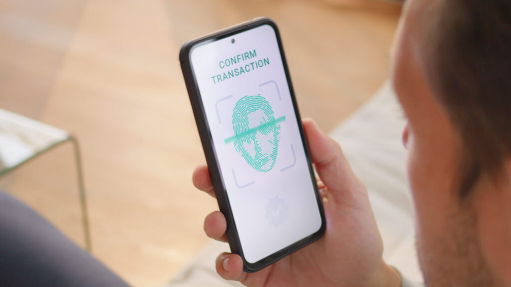Confirming transaction using face