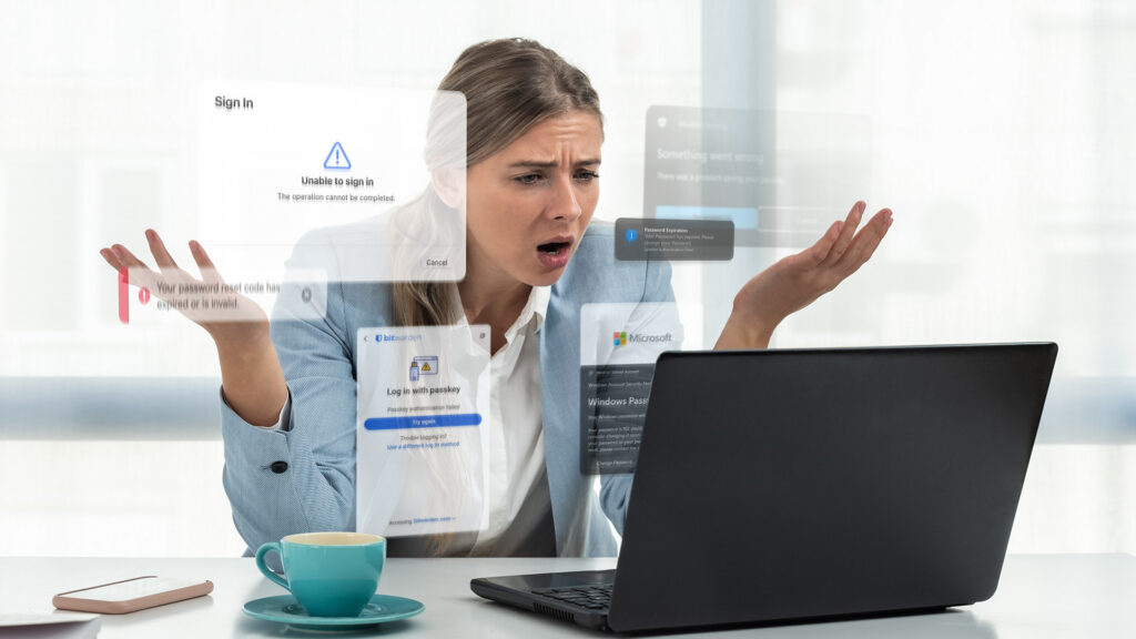 Frustrated user