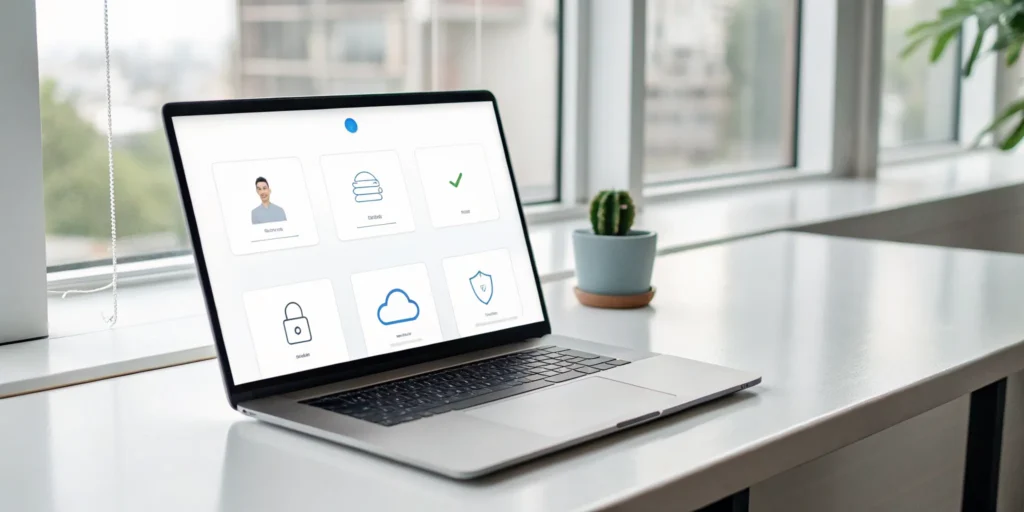 Laptop screen showing the dashboard to get a new age estimation API key.
