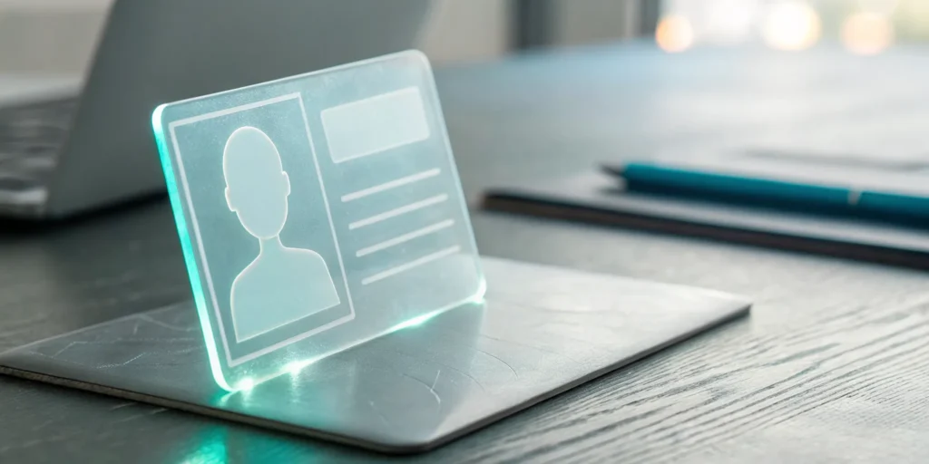 A secure digital ID for privacy-preserving identity verification.