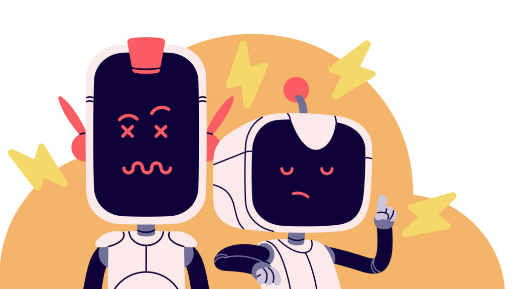 Two robots