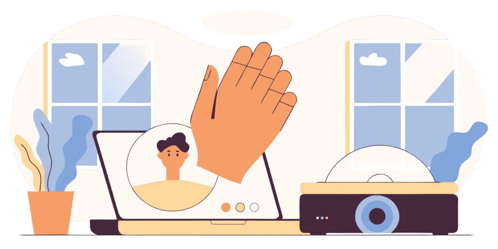 A person on a laptop video call verifies their identity for an autonomous AI agent transaction.