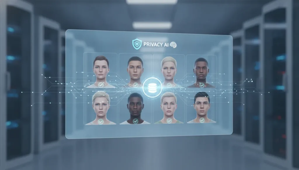 Privacy-first facial verification and liveness detection interface