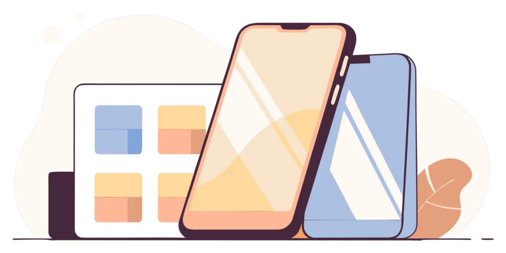 Smartphone showing how SIM-swapping is used to take over an account during password recovery.