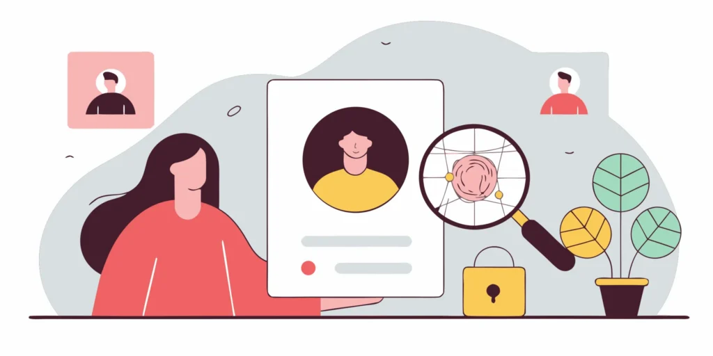 Verifying AI agent consent with a user profile and fingerprint authentication.