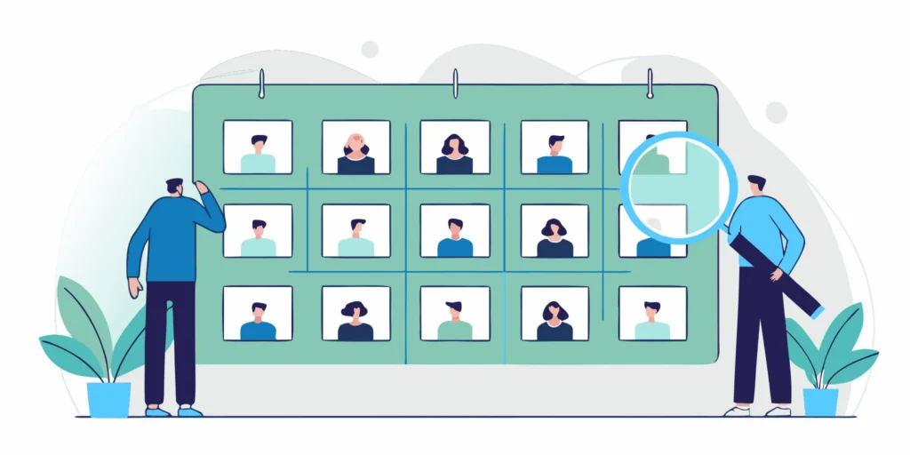 Analysts finding the best way to detect duplicate account creation at scale on a dashboard.